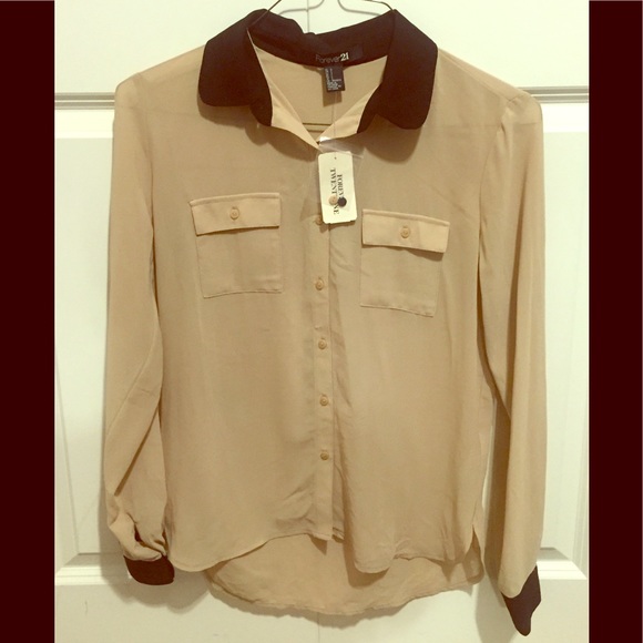 4/$30 Sheer blouse - Picture 1 of 1